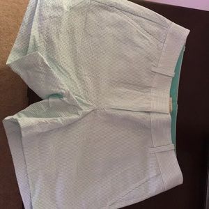 J. Crew factory seersucker shorts